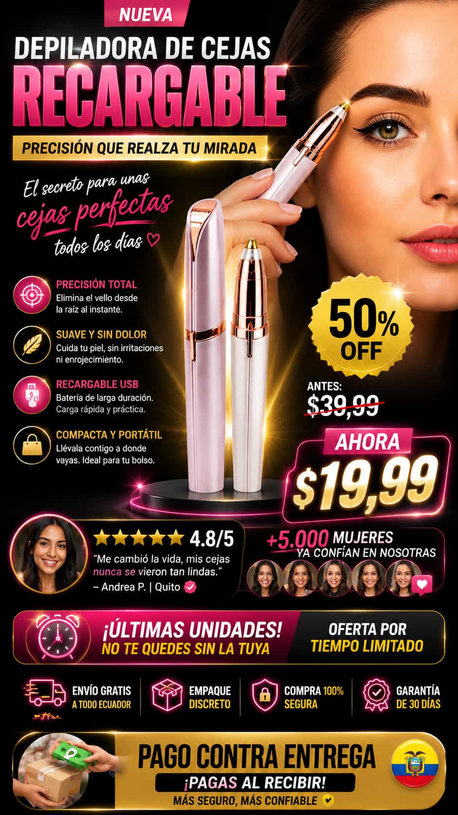 Depiladora De Cejas