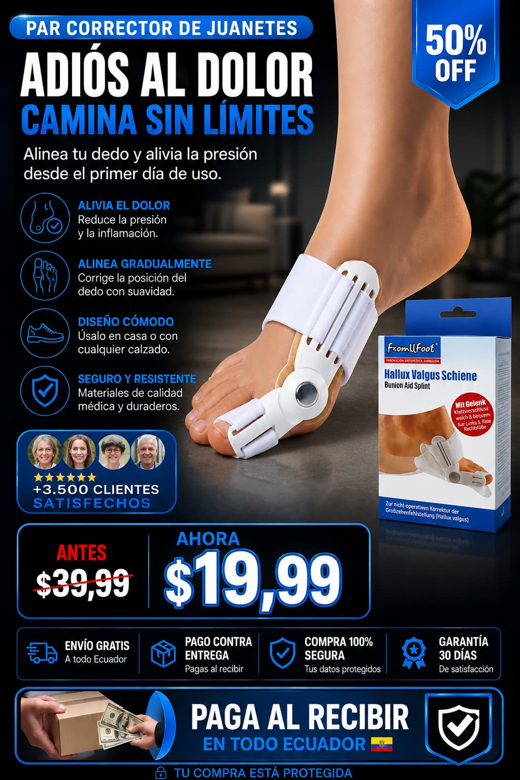 Par Corrector De Juanetes