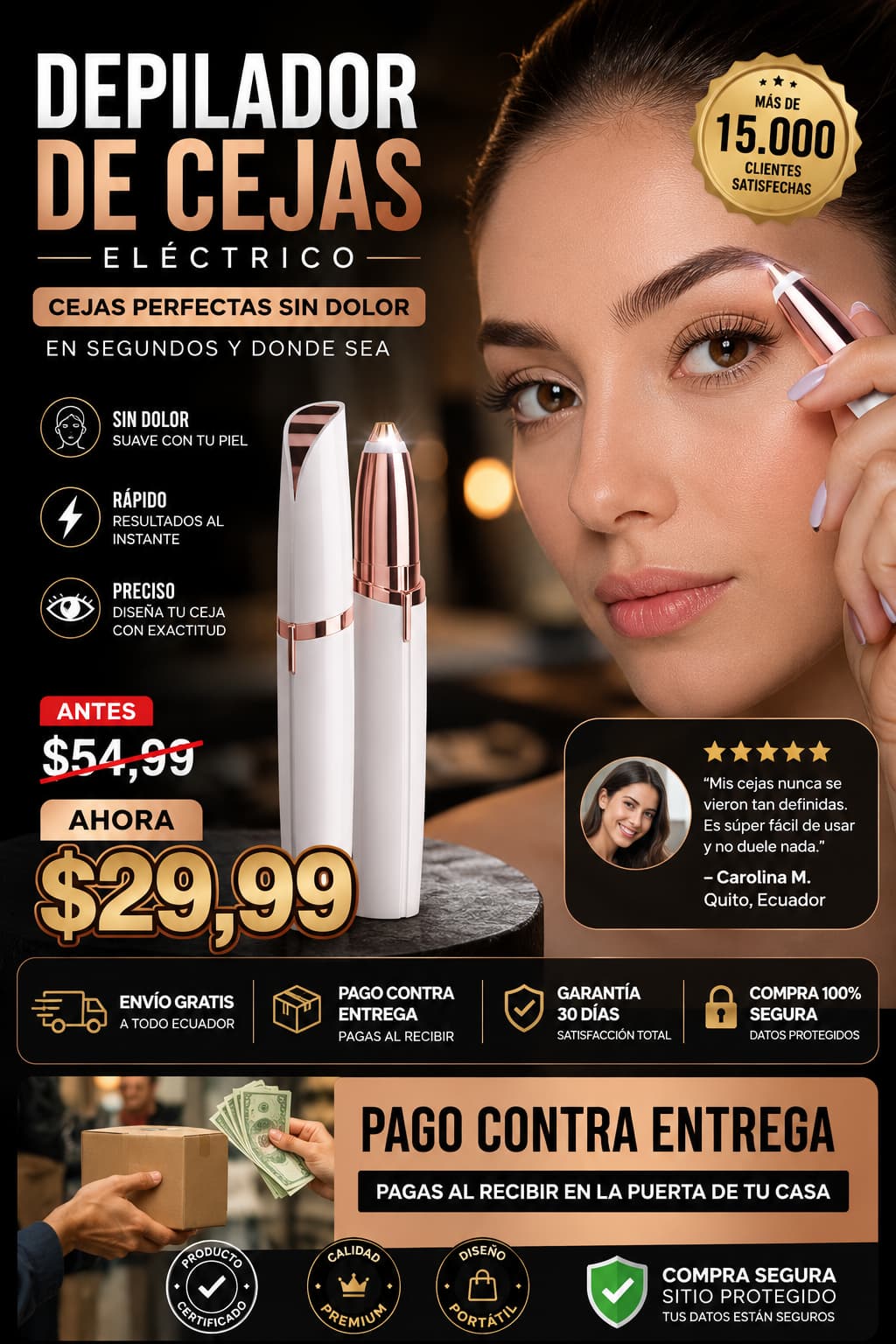 Depilador de cejas
