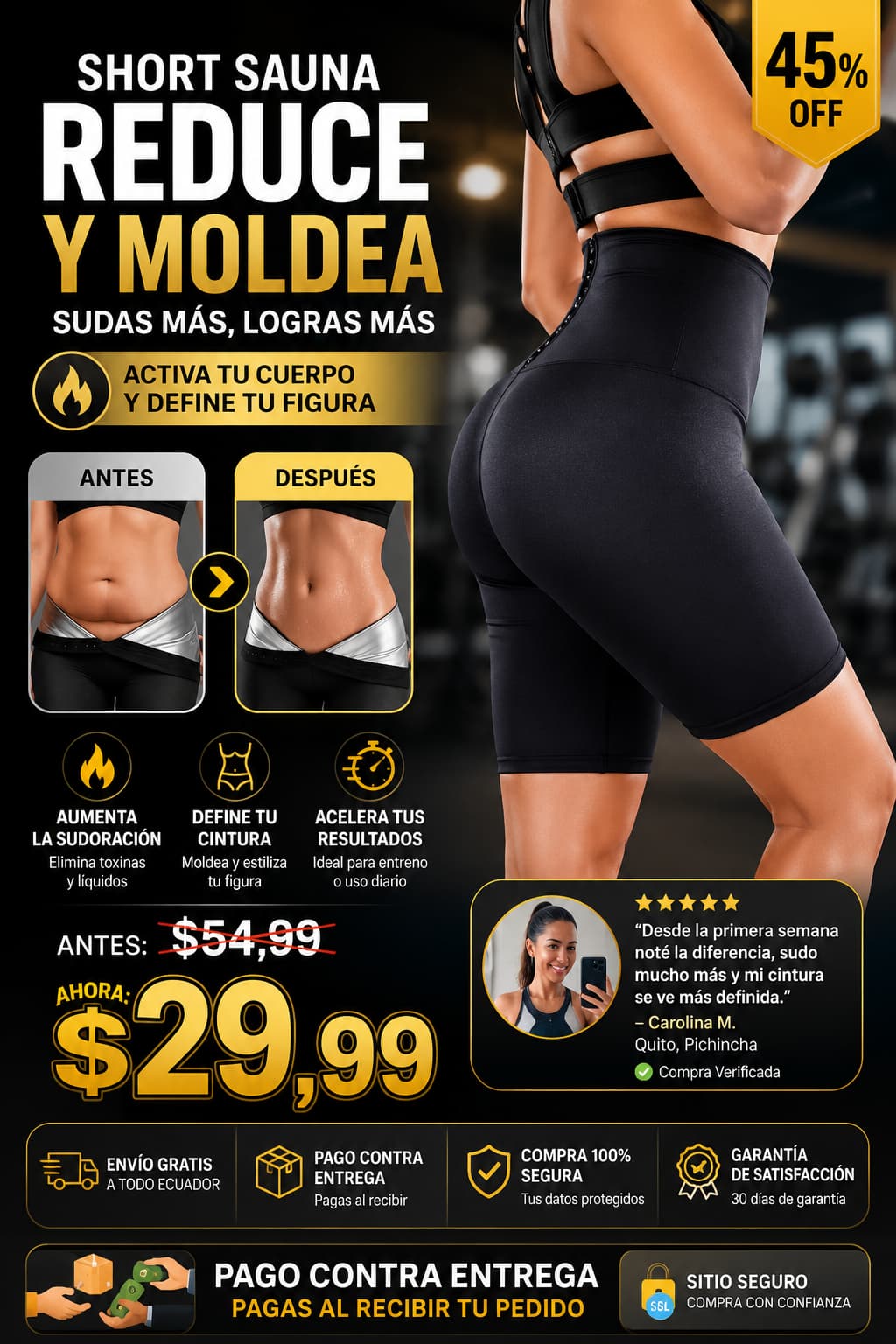 FAJA SHORT SAUNA