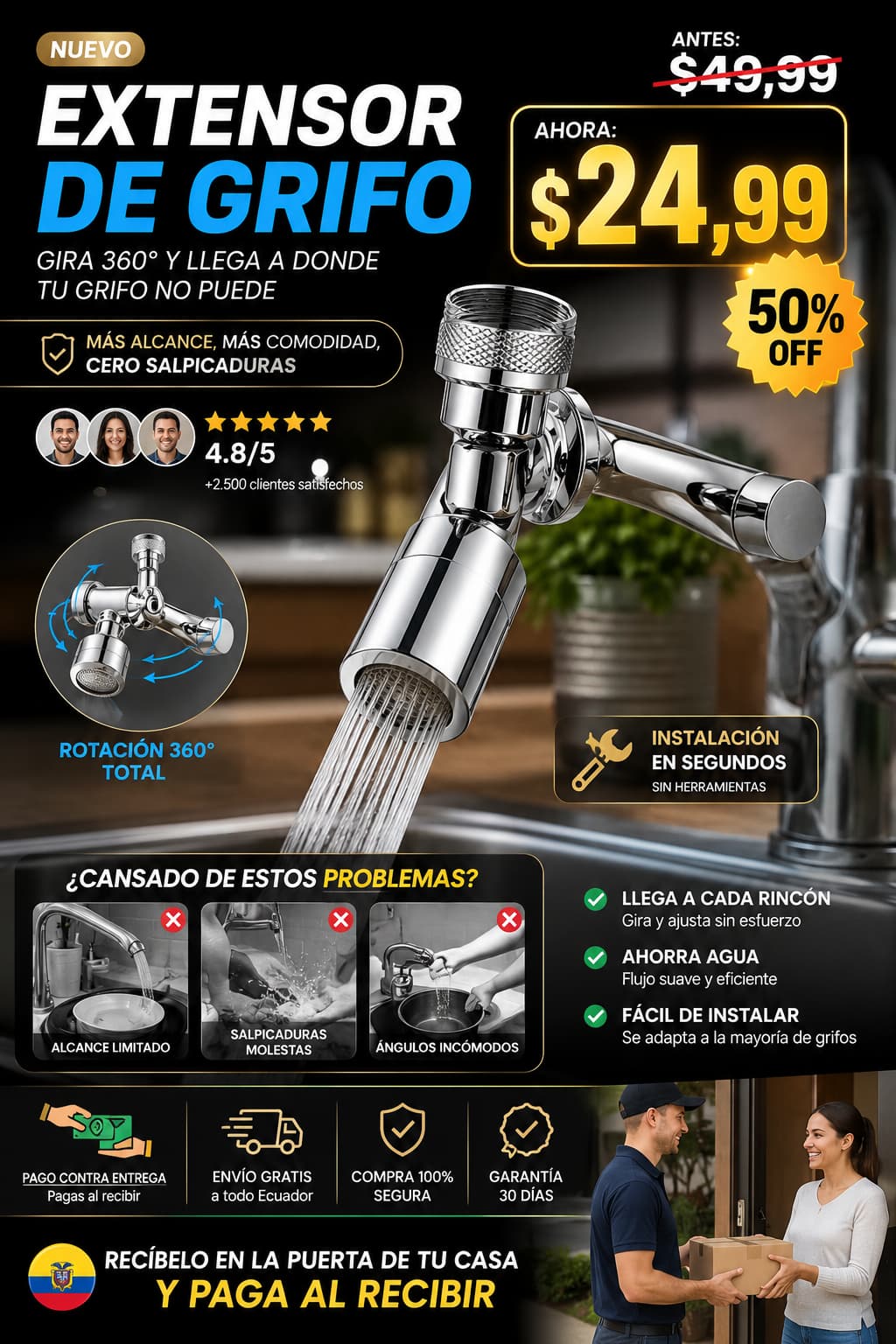 Extensor de grifo