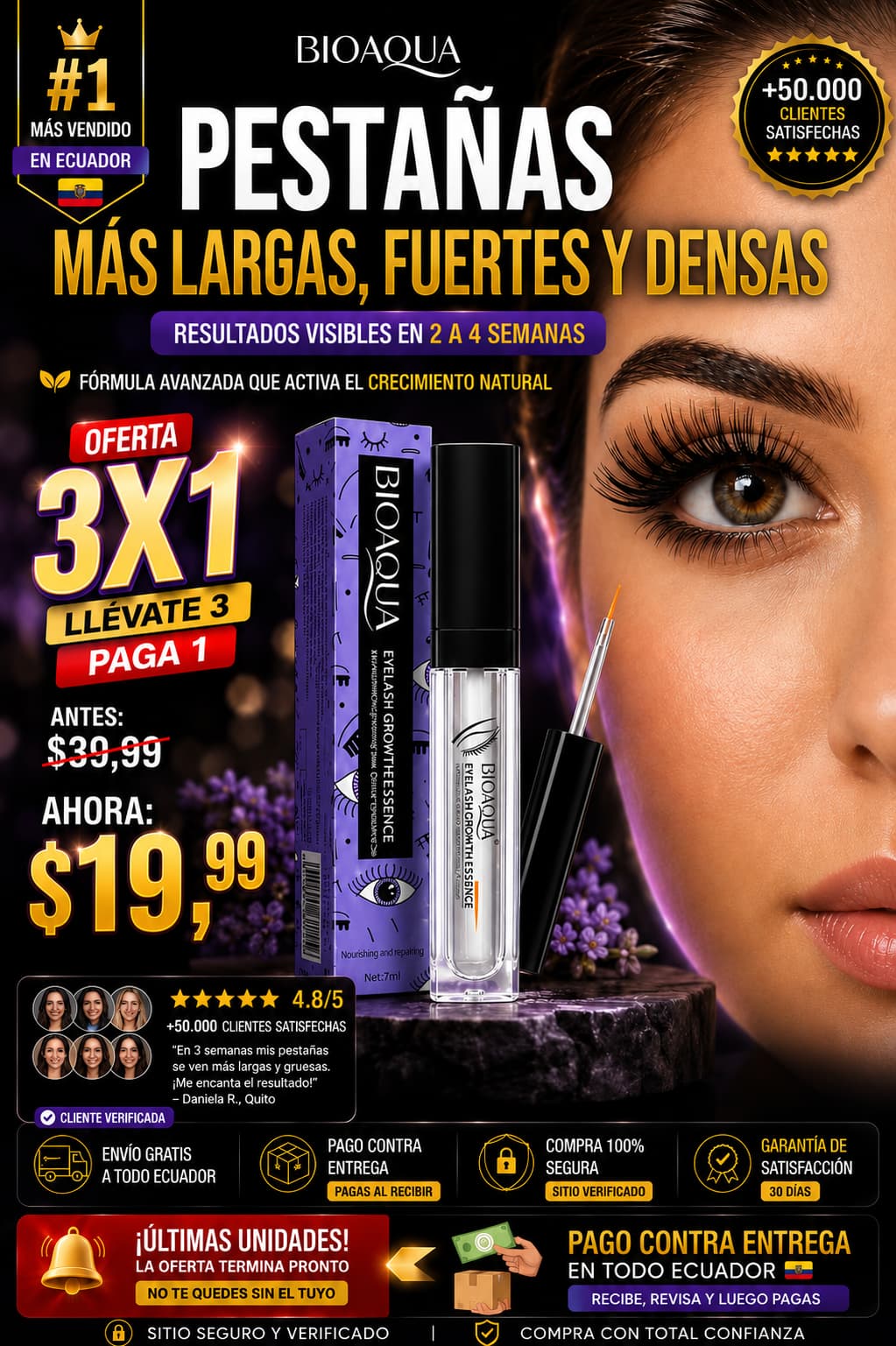 OFERTA 3X1 SERUM CRECIMIENTO DE PESTAÑAS